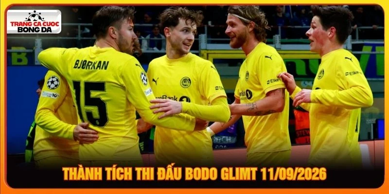 Thành tích thi đấu Bodo Glimt 10/09/2026